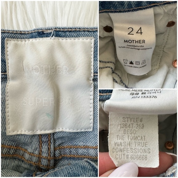 Mother Superior The Tomcat High Rise in The Confessions distressed ankle crop 24 - Picture 13 of 13